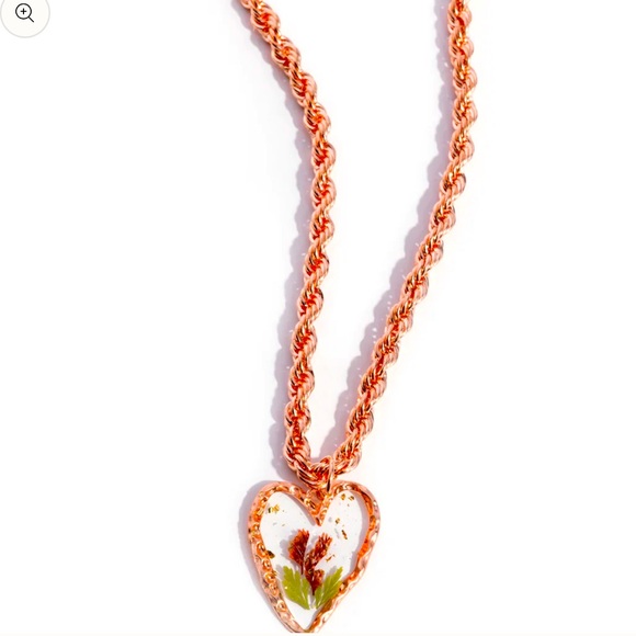 🤎🌾🌼NATURE’S HEART❗️ PAPARAZZI “COMING AROUND” COPPER NECKLACE❗️🌼🌾🤎 - Picture 2 of 5